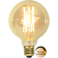 LED лампа E27 G95 Vintage Gold