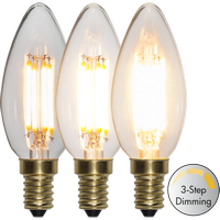 LED лампа E14 C35 3-step Click