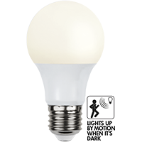 LED лампа E27 A60 Sensor opaque