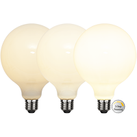 LED лампа E27 G125 Opaque Filament RA90 3-step