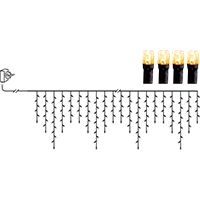 Гирлянда дощик Serie LED Golden Warm White 6 м