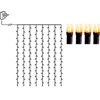 Гирлянда завіса Serie LED Golden Warm White 1.3х2 м
