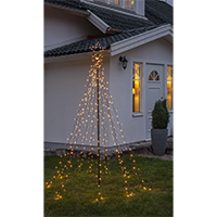 Зовнішня декорація  флагшток ялинка Spiky 2.5 м