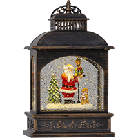 Вунтрішня декорація Vinter ліхтар з Сантою